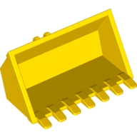 Lego bagr lžíce 3x6 7 zubů, žlutá (6117931, 4140709)